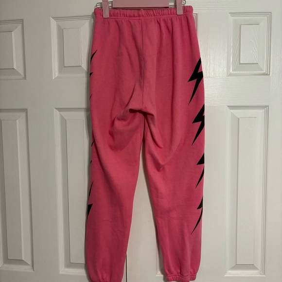 Aviator Nation 4 Bolt Sweatpants Pink - Picture 3 of 10